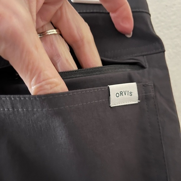 ORVIS New Water Repellant Asphalt Gray Tech Pant 38x30 - Picture 6 of 10